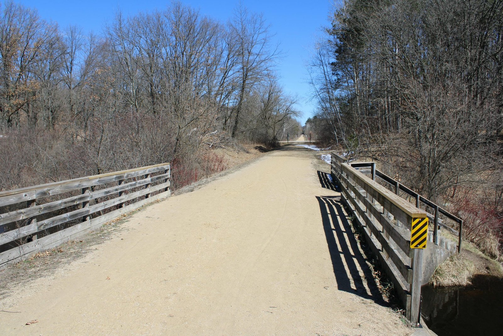 Looking east